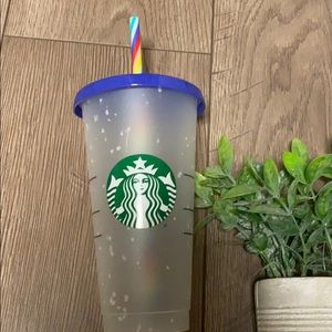 Starbucks confetti cup